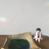 Sandstone and glass dish