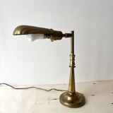 Old 50s "shell" desk lamp, vintage lighting
