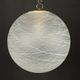 Large vintage Murano glass lamp, swirling Italian design, 1970s.