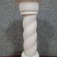 Twisted illuminating alabaster column in the antique style circa 1930