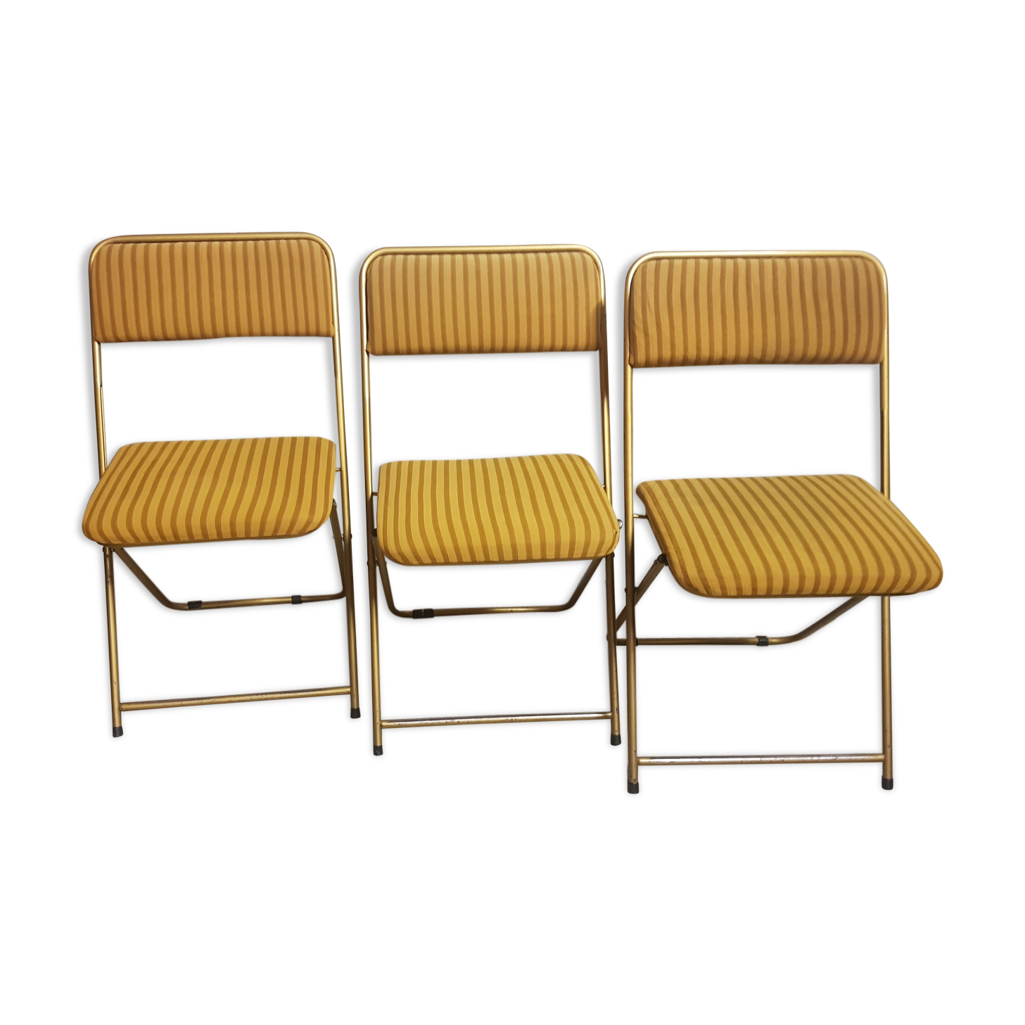 3 folding lafuma chairs