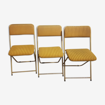 3 folding lafuma chairs