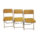 3 folding lafuma chairs