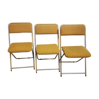 3 folding lafuma chairs