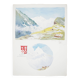 Aquarelle originale signée René Leverd : Suisse, Col du Brüning