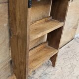 Burmese teak wall shelf