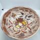 Large enameled floral decoration bowl dating from the 1970s signed martine azema in good condition