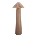Lampadaire chapeau blanc cassé en coton