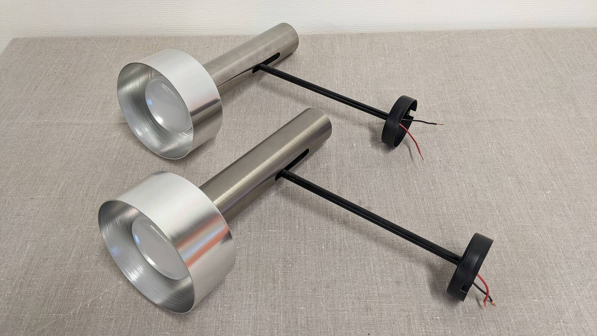 Pair of wall spotlights by René-Jean Caillette for Parscot circa 1960