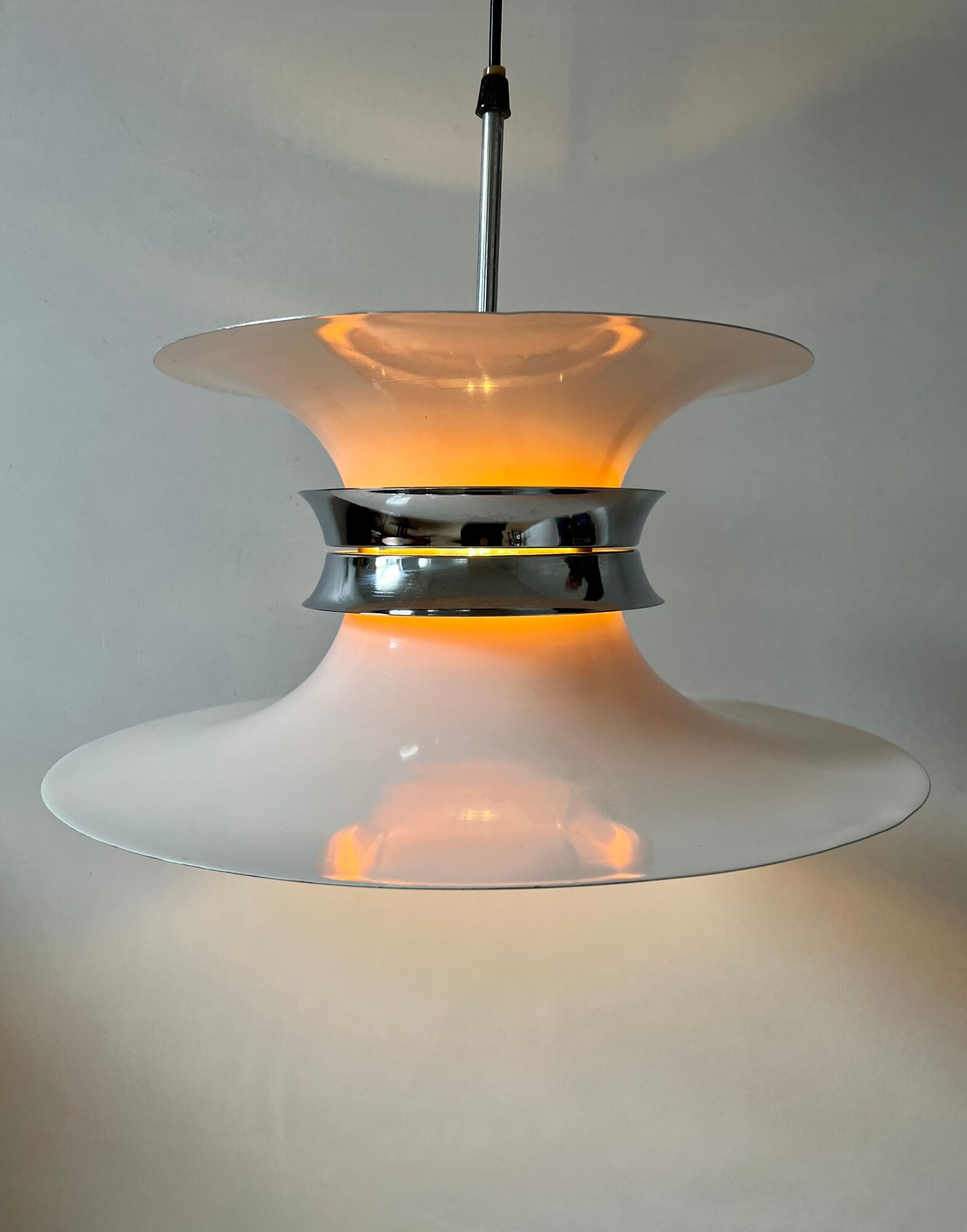 Danish Design Hanging Lamp design by Bent Nordstet for Lyskaer Belysning