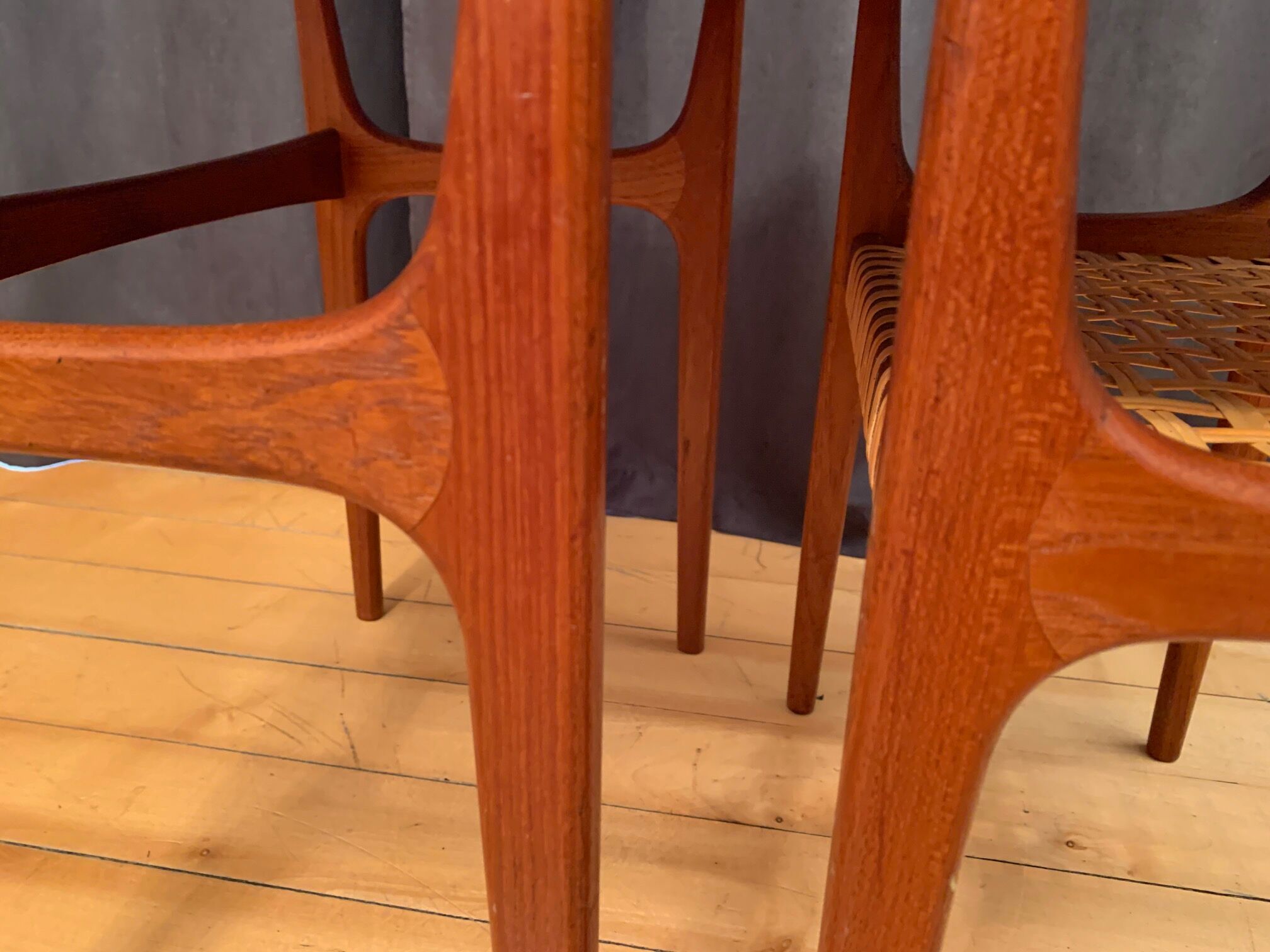Pair of side tables model 15, designed by Erling Torvits, Heltborg Møbler, Denmark, 1960s