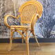 Vintage rattan armchair