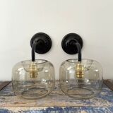 Set of two vintage wall sconces