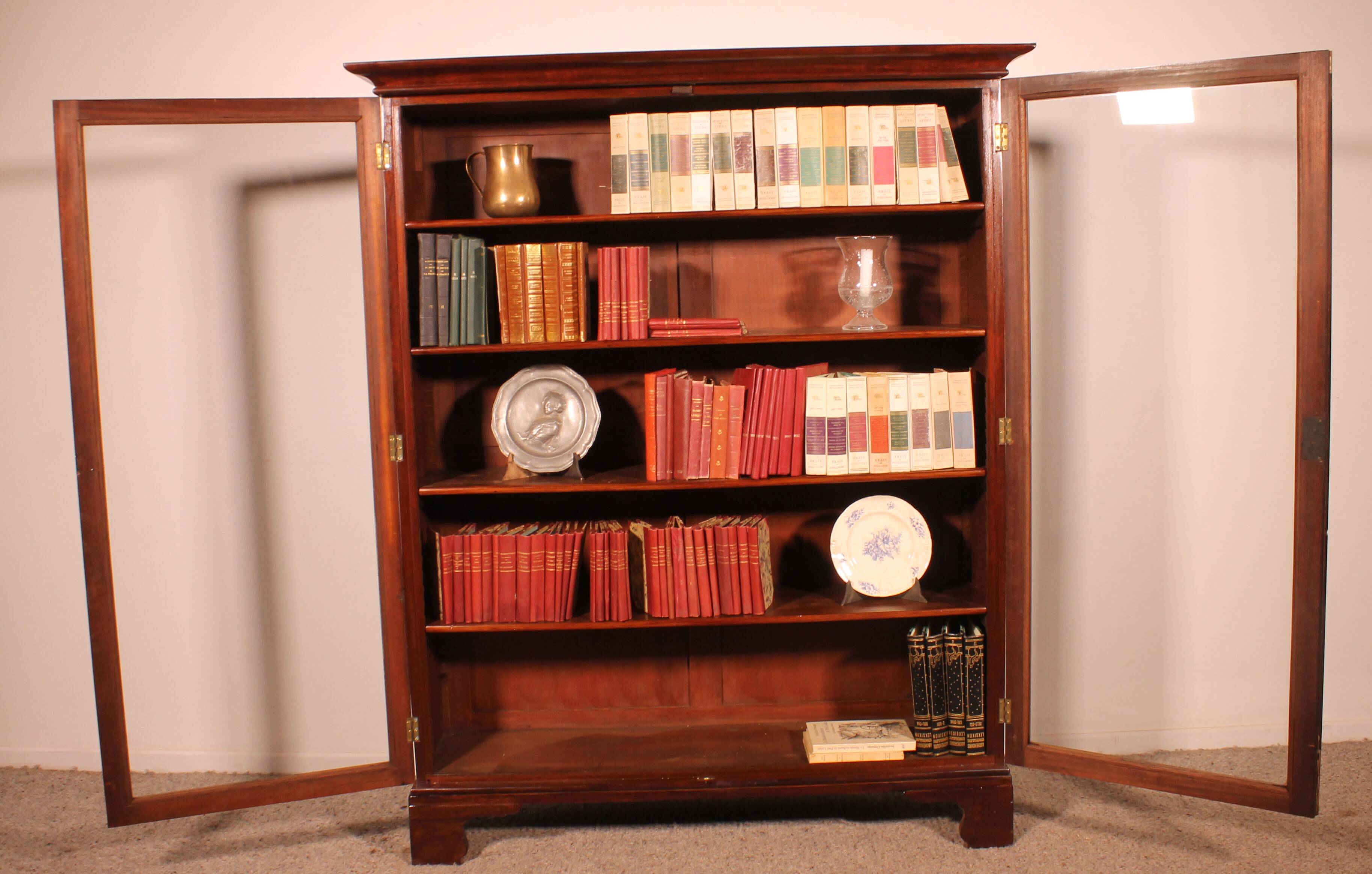 19th Century Mahogany Library