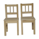 Lot de 2 chaises pour enfants