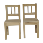 Lot de 2 chaises pour enfants