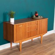 Retro Walnut 1960s Jentique Short Sideboard