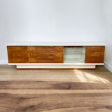1970s rosewood and white east german sideboard midcentury drinks cabinet vintage
