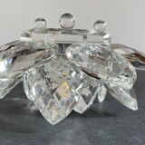 Crystal Flower Paperweight Sculpture