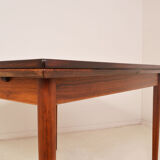 Scandinavian extendable rosewood dining table - 1960