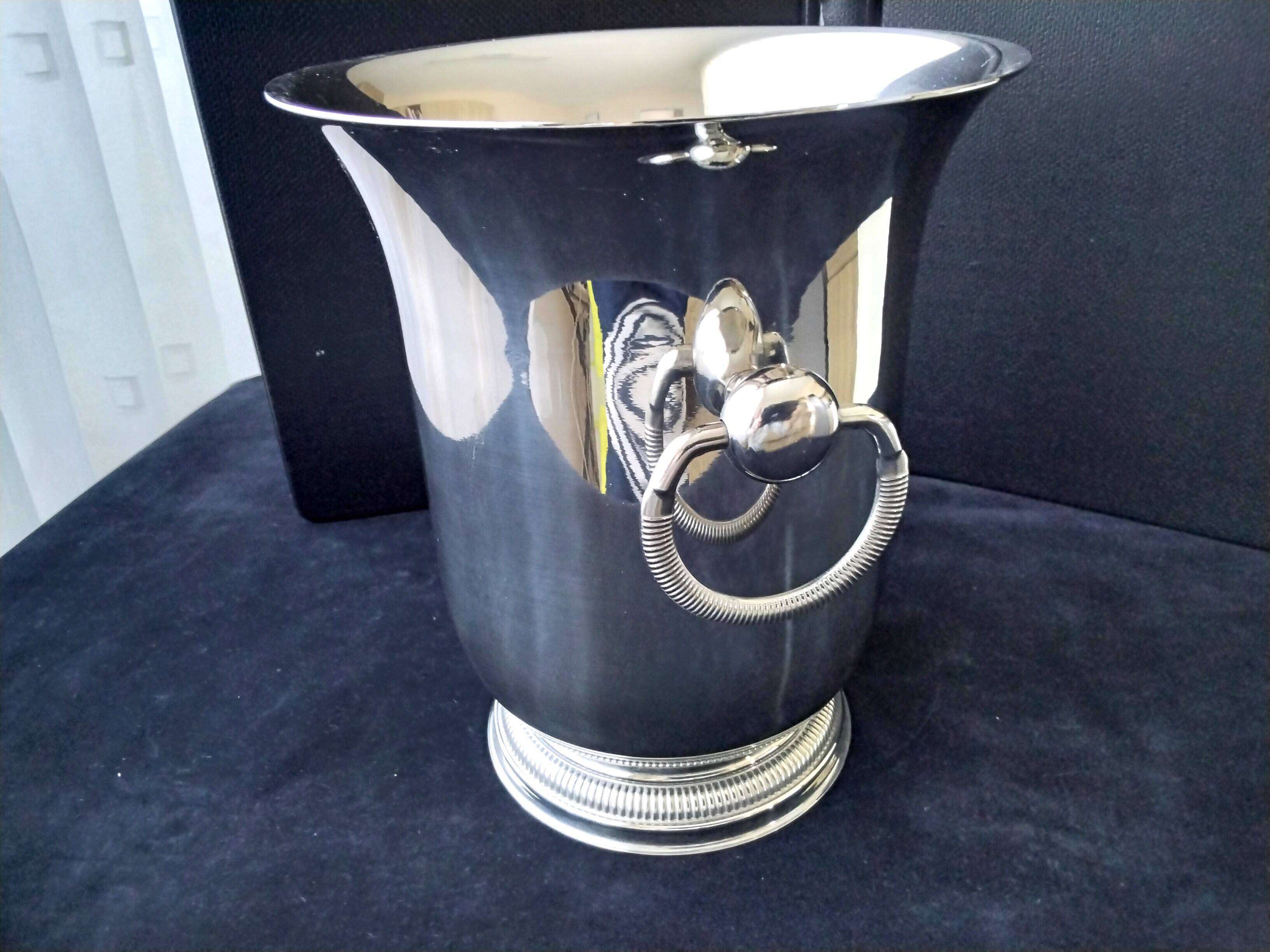 Stainless steel champagne bucket Jean Couzon