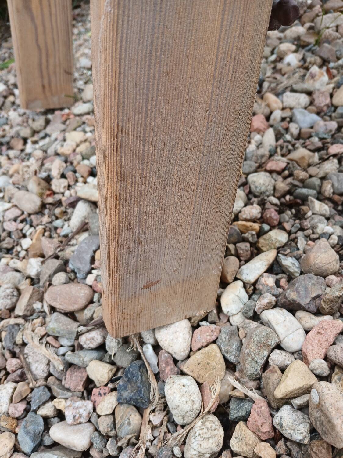 Antique wooden stepladder