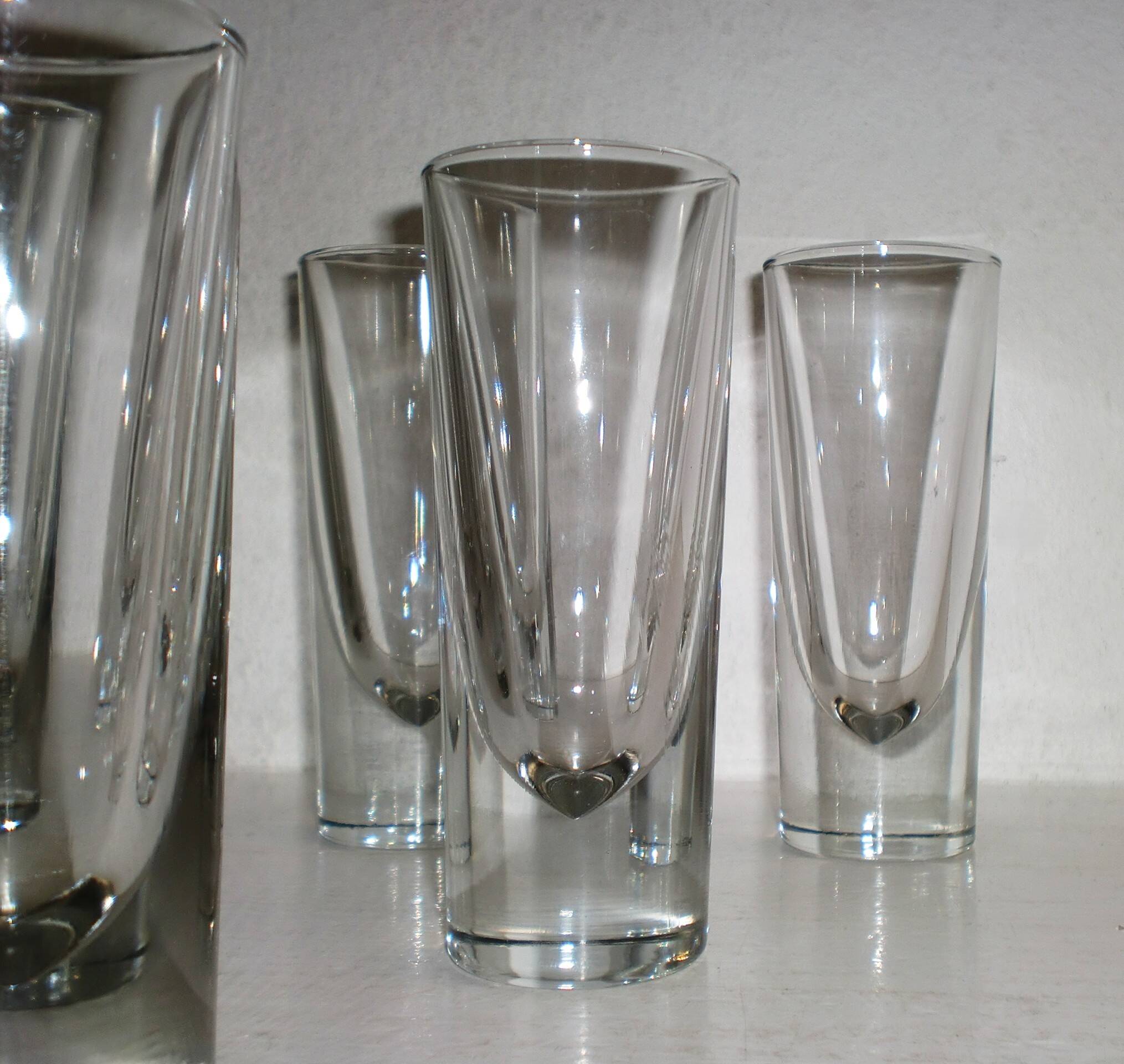 6x Cinzano Aperitif Mid-Century Bullet Glasses – Carlo Moretti - Borgonovo