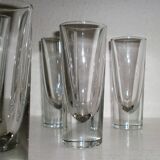 6x Cinzano Aperitif Mid-Century Bullet Glasses – Carlo Moretti - Borgonovo