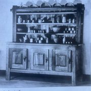 Buffet in elm by Jean Touret and the Artisans of Lozère 1957