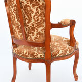 Louis XV style convertible armchair