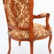 Fauteuil cabriolet de style Louis XV
