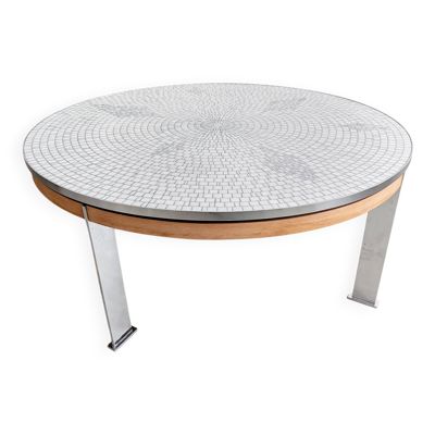 Table basse en mosaïque de Berthold Müller Oerlinghausen 1960