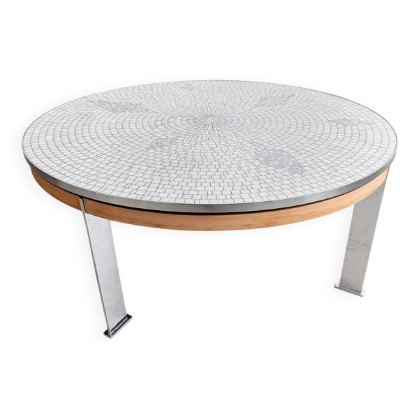 Table basse en mosaïque de Berthold Müller Oerlinghausen 1960