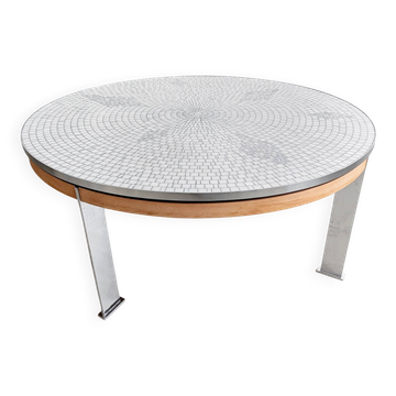 Table basse en mosaïque de Berthold Müller Oerlinghausen 1960