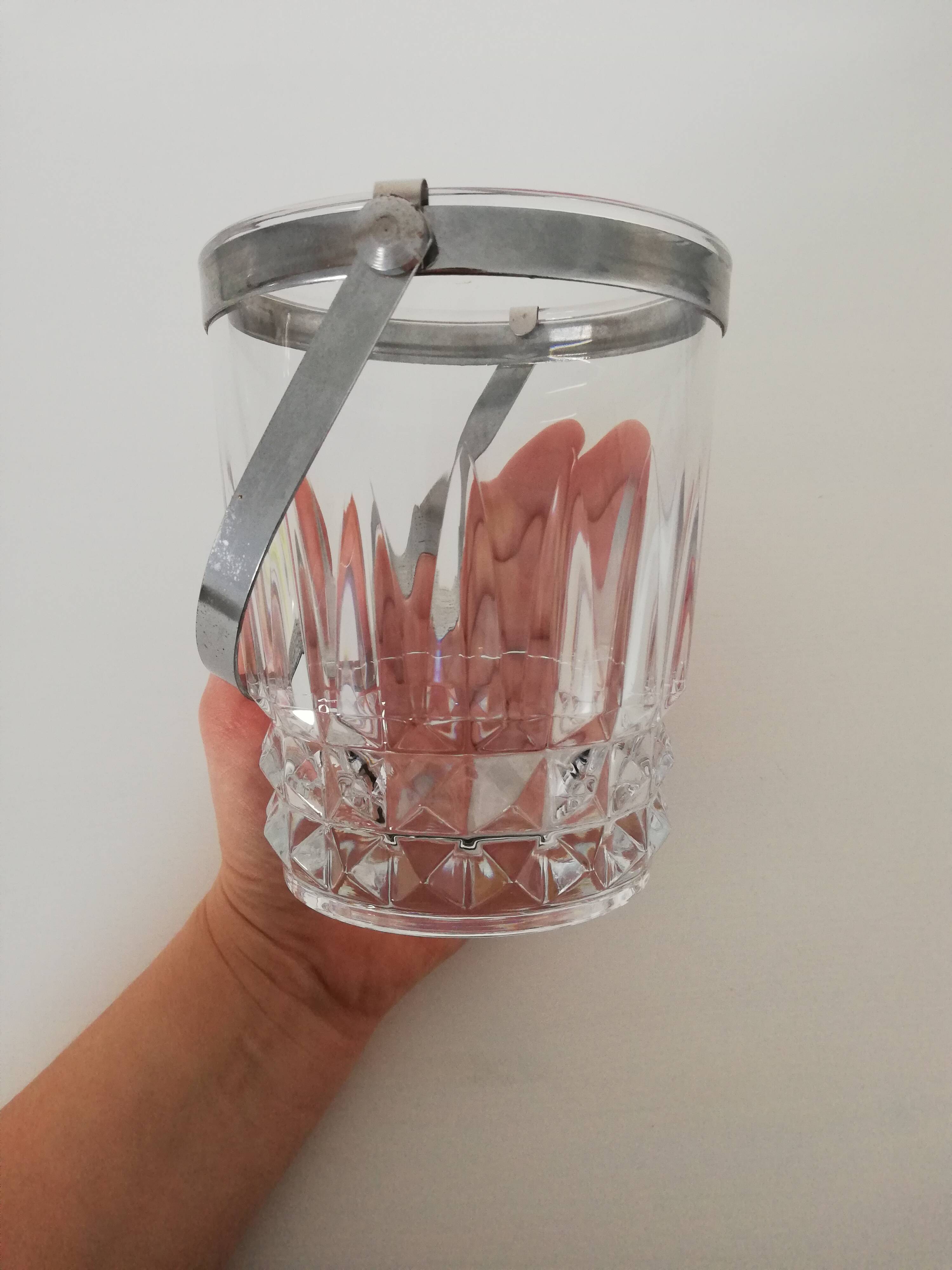 Vintage Arques crystal ice bucket