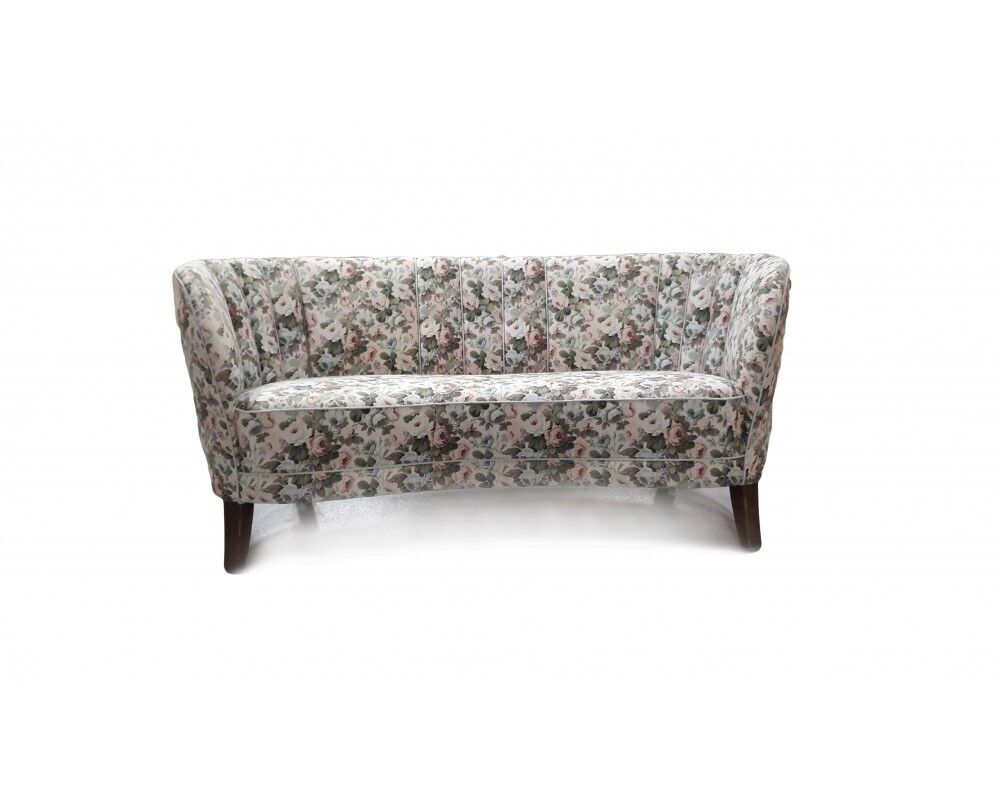 Canapé incurvé banane par Slagelse Møbelværk, années 1950