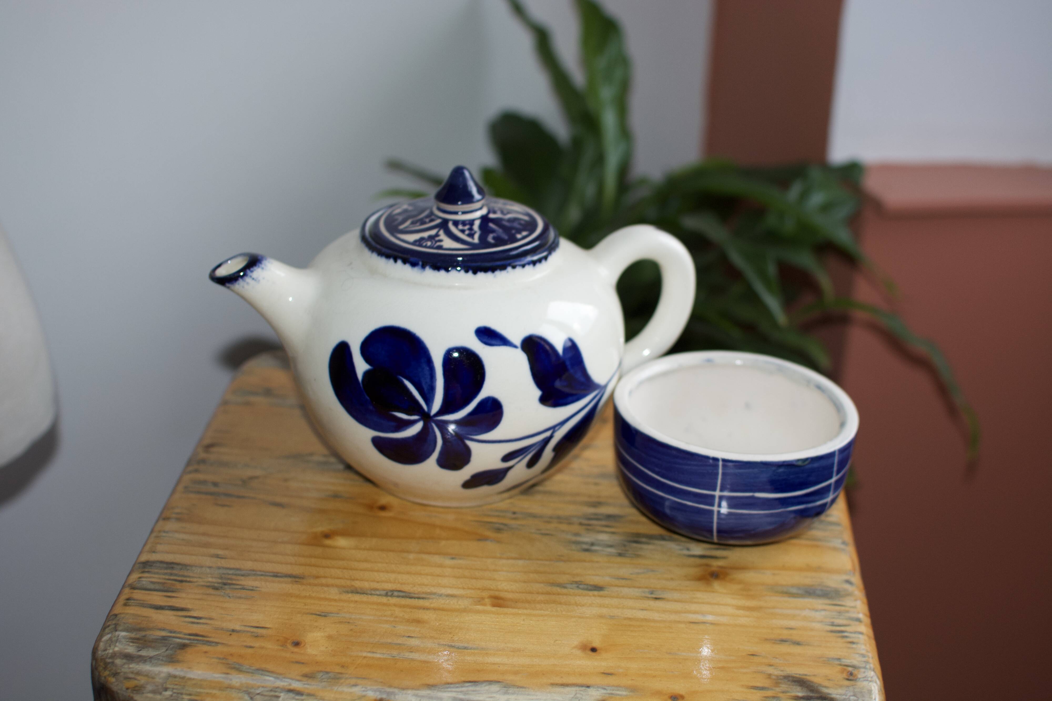 Vintage teapot salins les bains E. Charbonnier