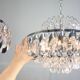 Paire de lustres en cristal viennois vintage, années 70