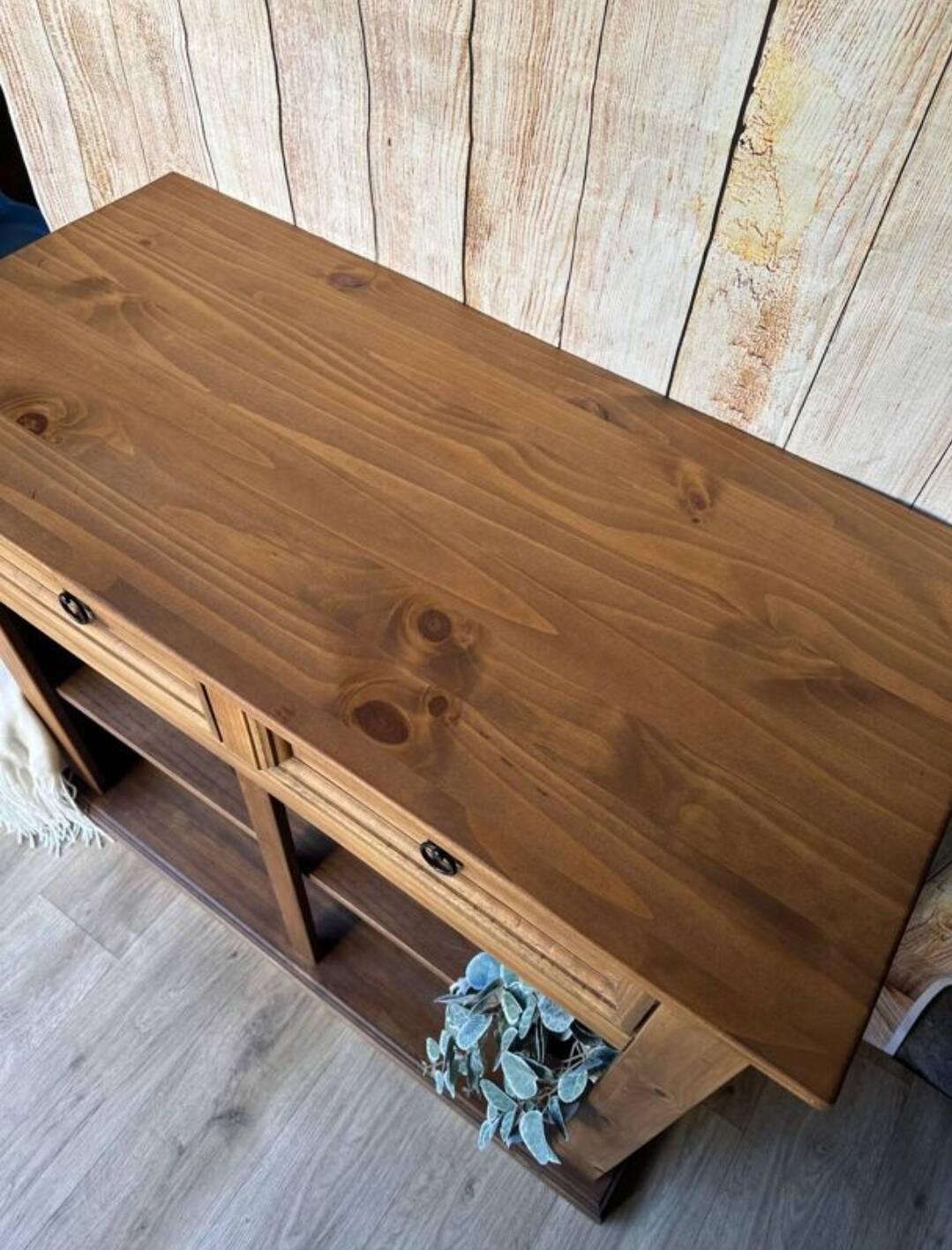 Solid wood sideboard