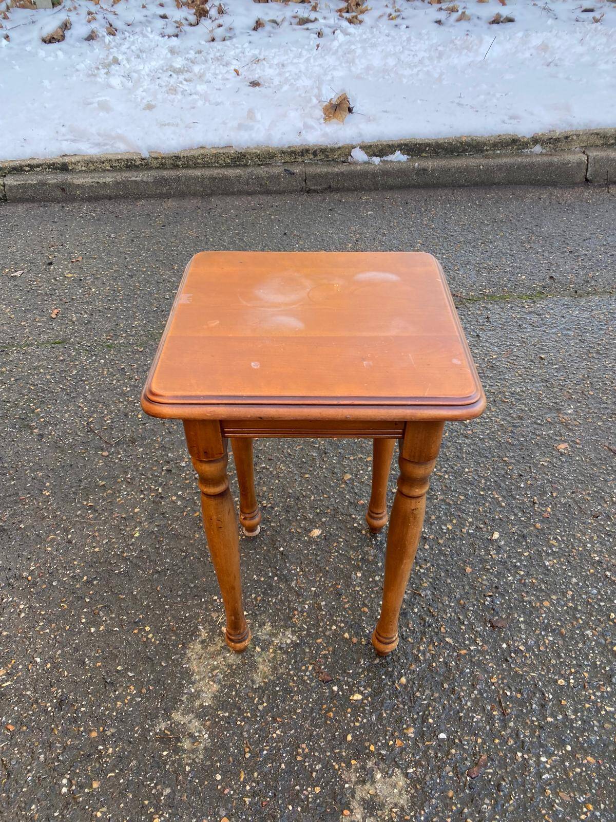 Louis XVI stool in solid wood, 20th century.