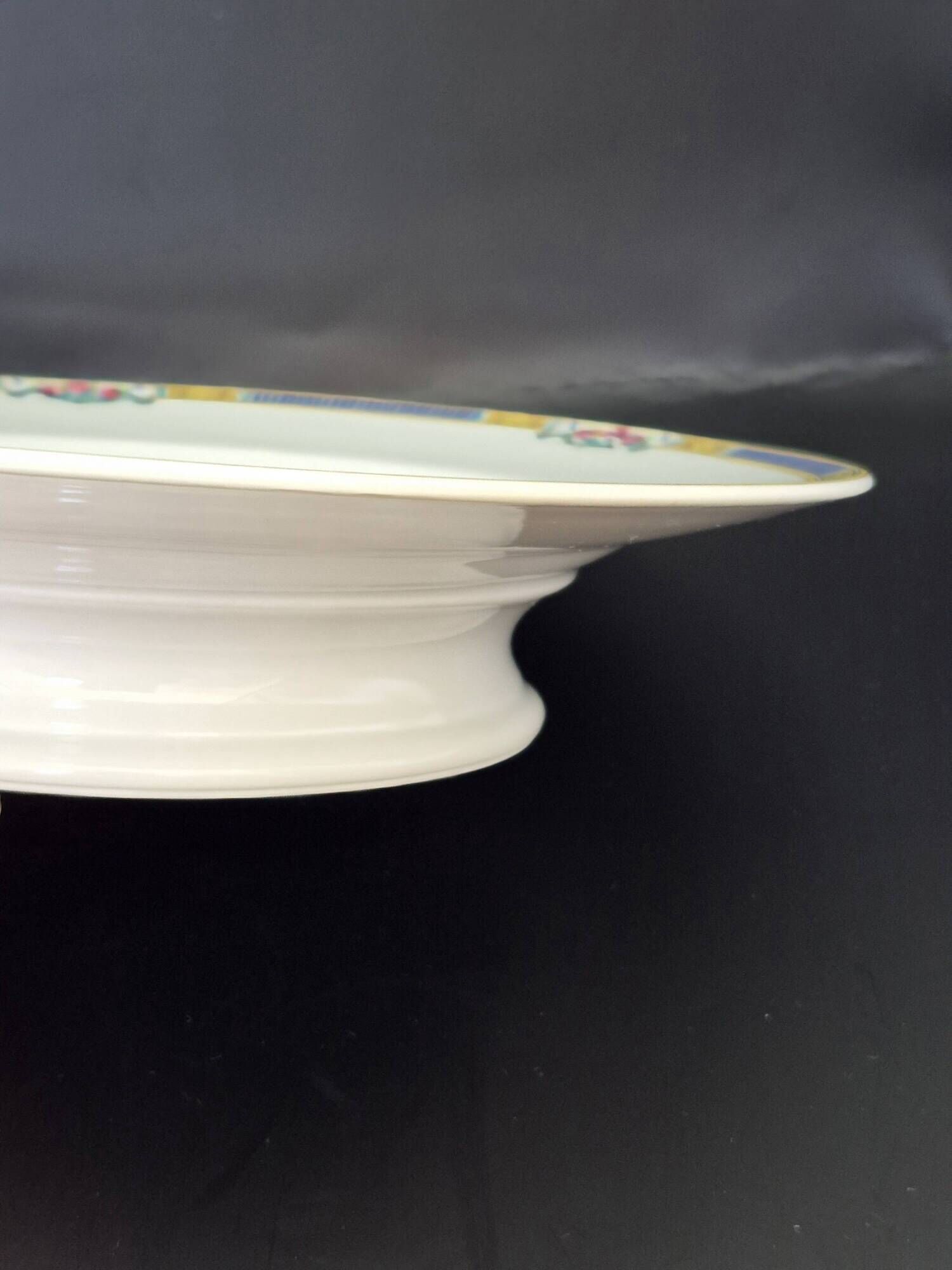 Presentation plate on pedestal Bernardaud Limoges – Art Deco – A711