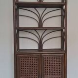 Rattan shelf
