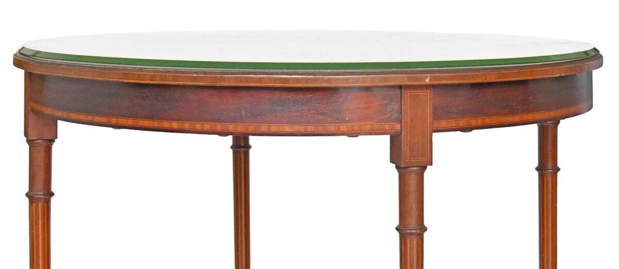 English gueridon in marquetry