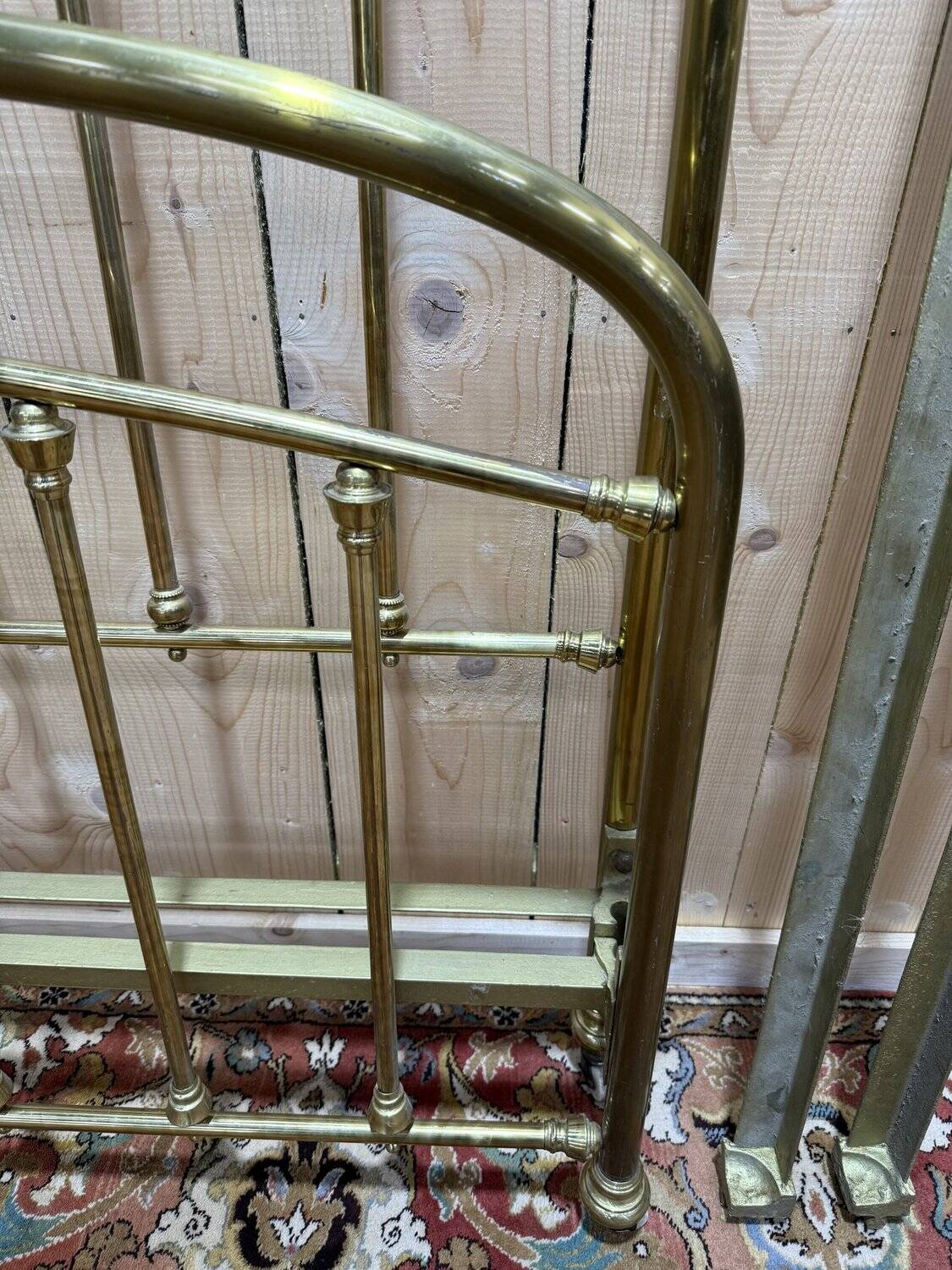 Solid brass cot from 1900