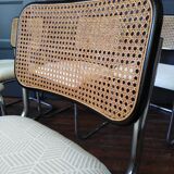 6 chairs cesca Marcel Breuer 1970