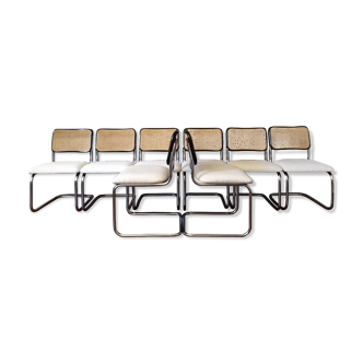 8 chairs cesca Marcel Breuer