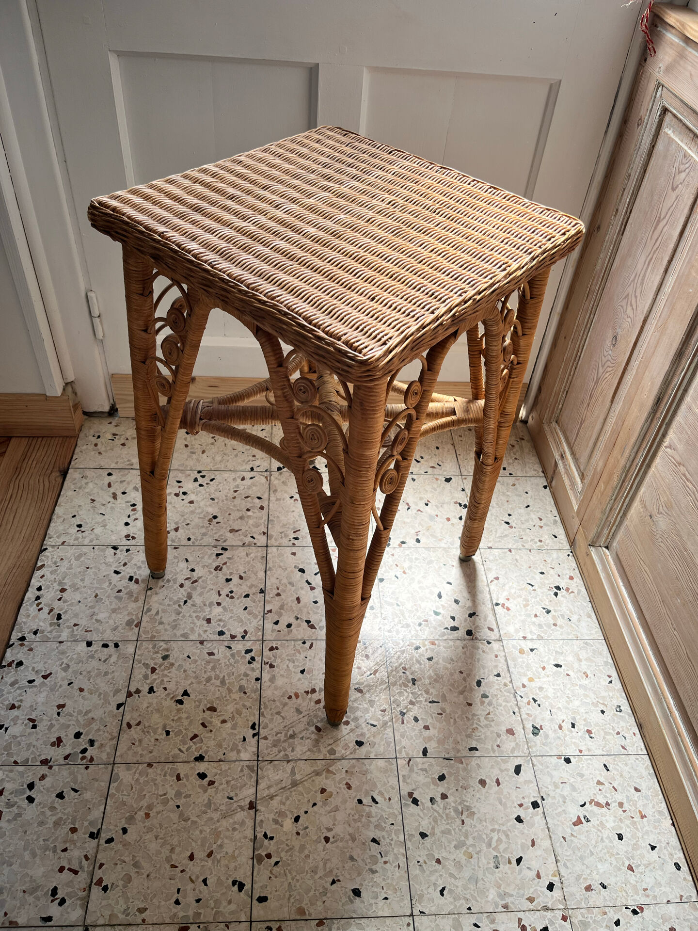 Peacock side table