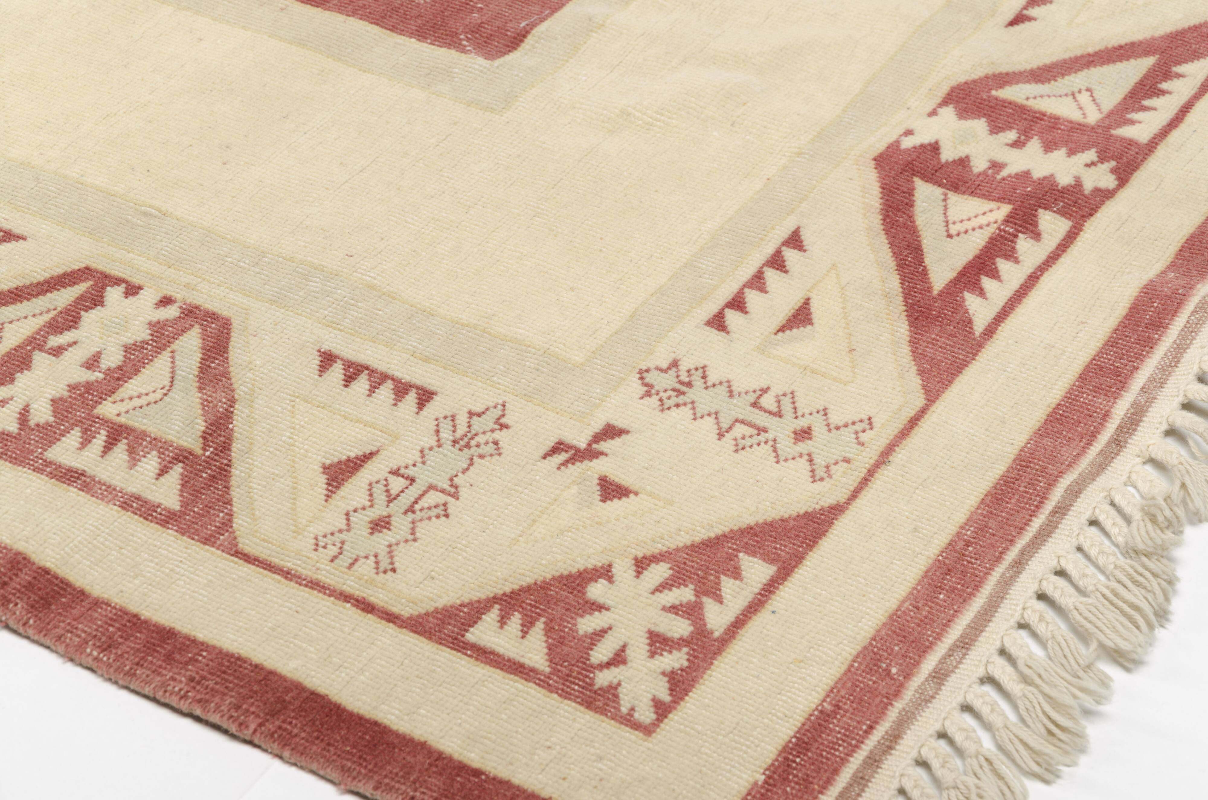Tapis floral anatolien vintage