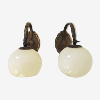 Pair of sconces 50 60s