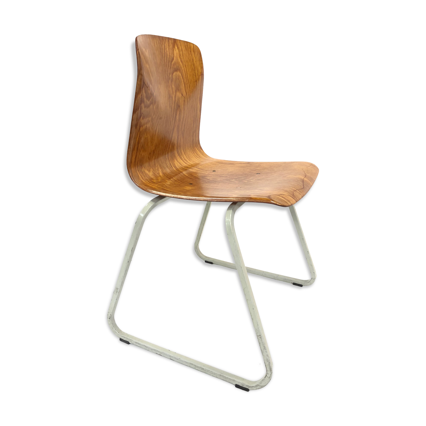 Vintage industrial chair Galvanitas 'thur-op-seat' S23